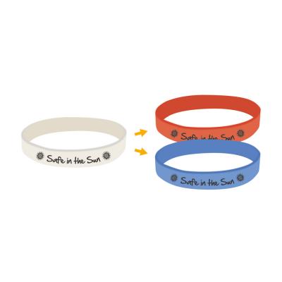 Image of UV Debossed Silicone Wristbands