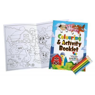 Image of Colouring Book with 4 Pack of Pencils