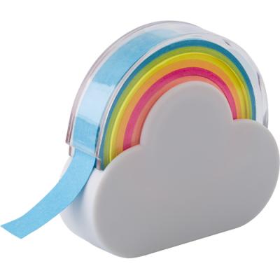 Image of Cloud and rainbow memo tape dispenser